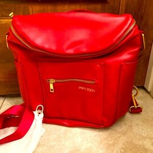 FAWN DESIGN mini original diaper bag RED